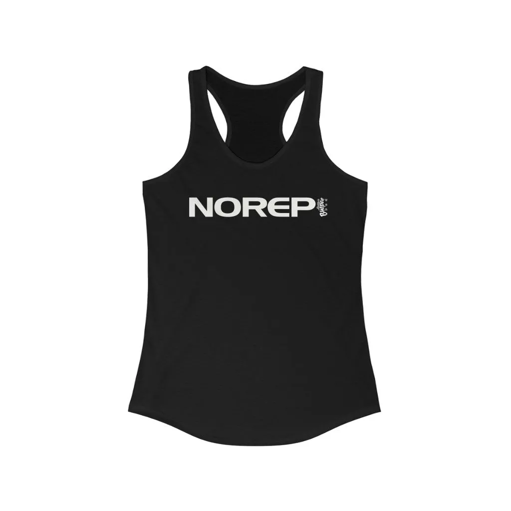 NO REP - Womens Racerback Tank Tops