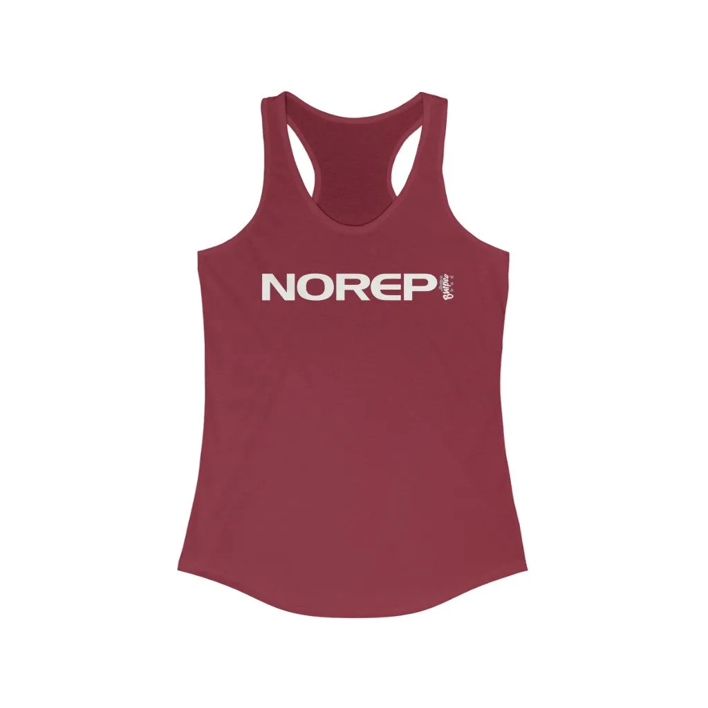 NO REP - Womens Racerback Tank Tops