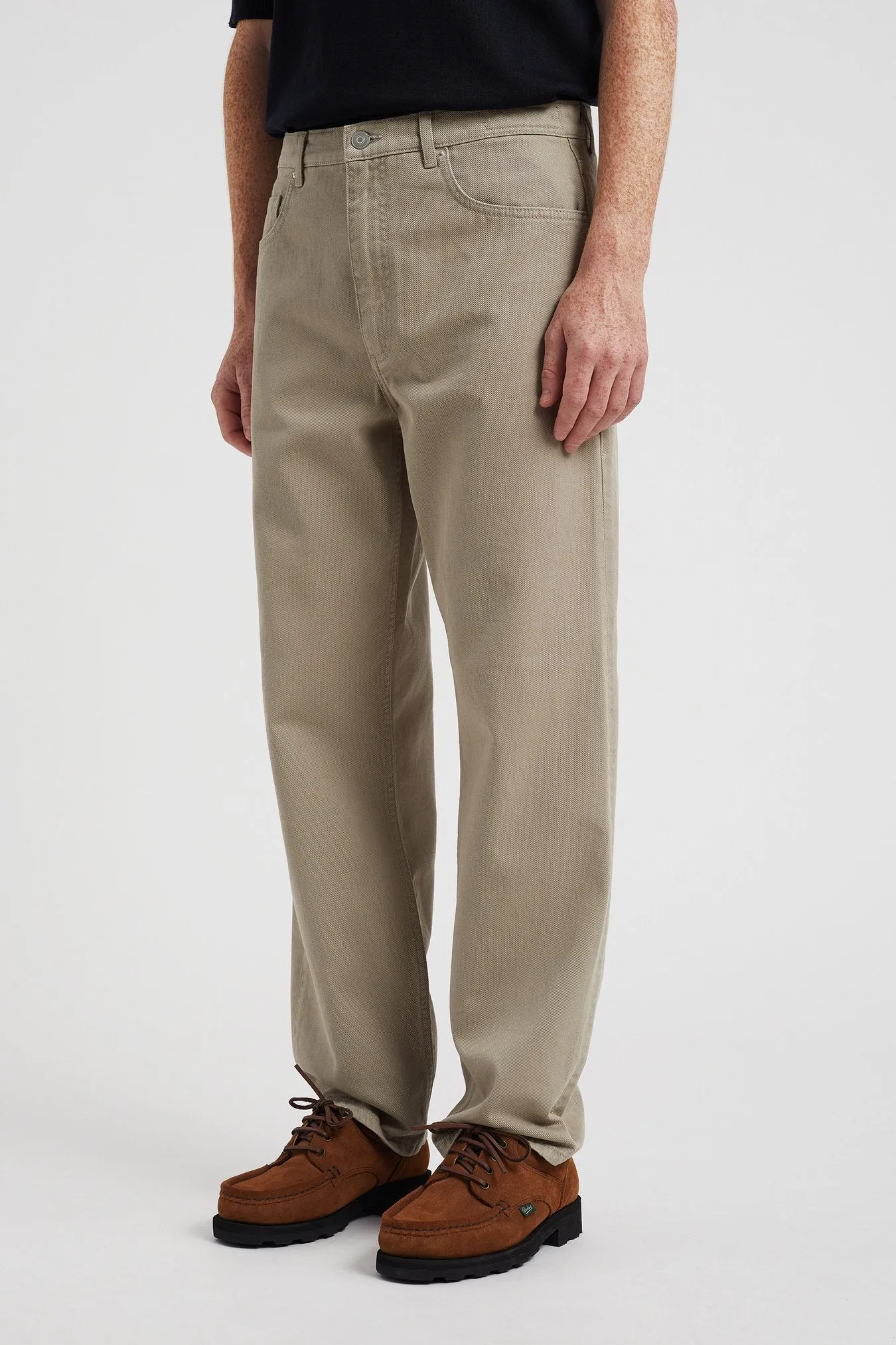 Norse Projects Mogens Relaxed 5 Pocket Heavy Twill Dark Clay