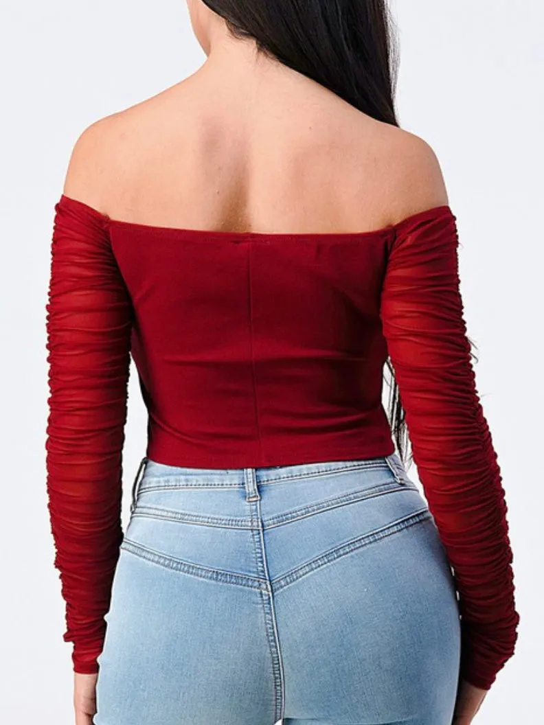 Nova - Top (Burgundy)