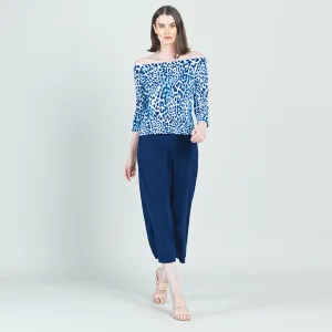 Off The Shoulder Top - Baby Cheetah - Final Sale!