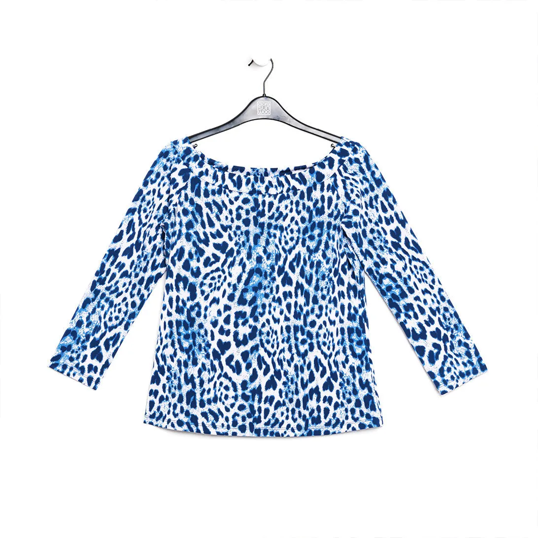 Off The Shoulder Top - Baby Cheetah - Final Sale!