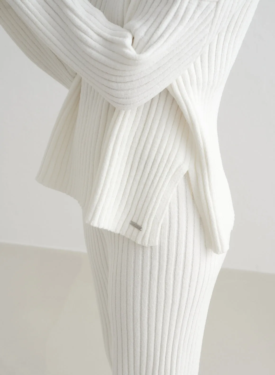 Off-White Rib Knit Sweater