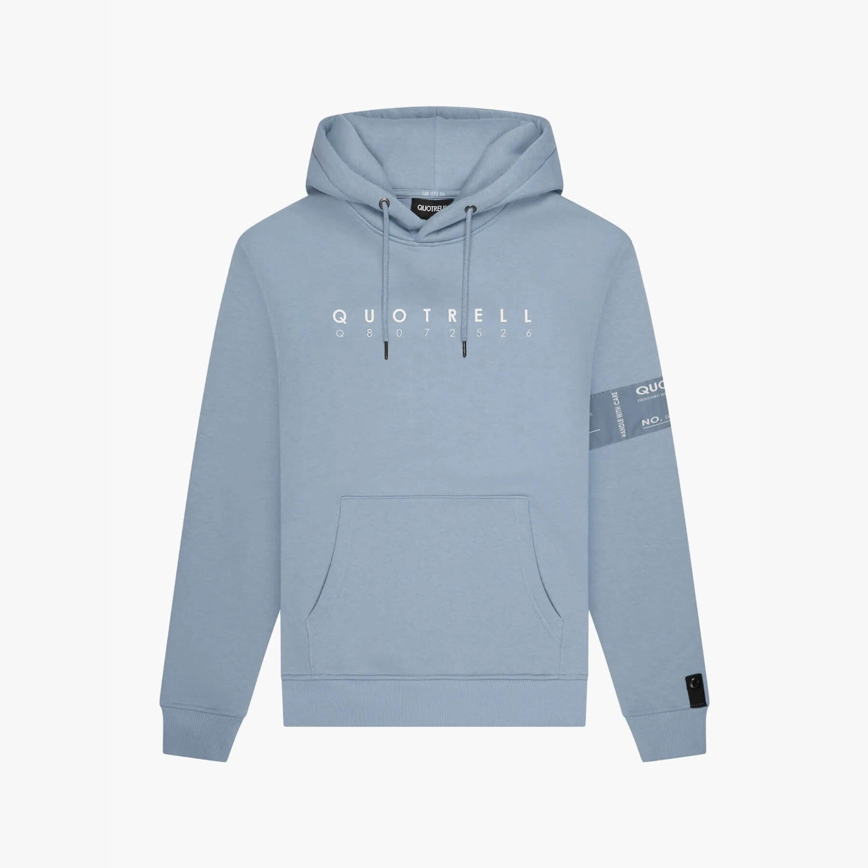 OMEGA HOODIE | MUTED BLUE/WHITE