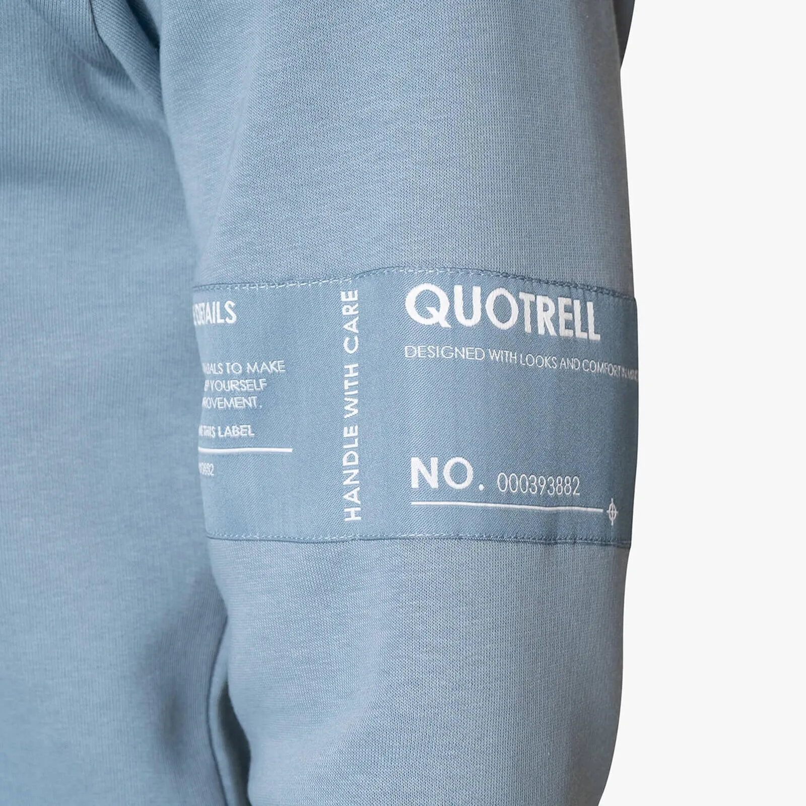 OMEGA HOODIE | MUTED BLUE/WHITE