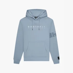 OMEGA HOODIE | MUTED BLUE/WHITE