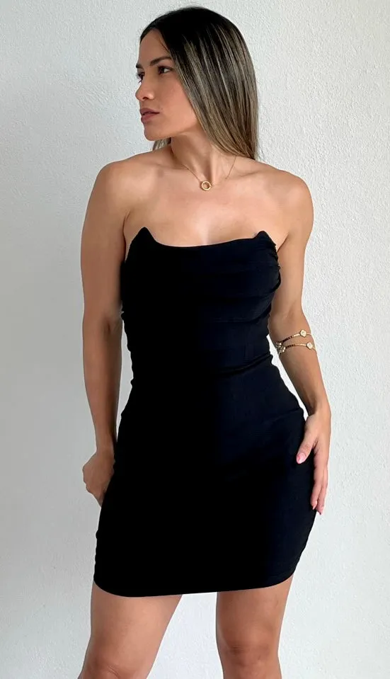 Out for the Evening Corset Bodycon Dress