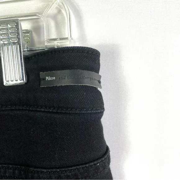 Pilcro High-Rise Skinny Jeans black