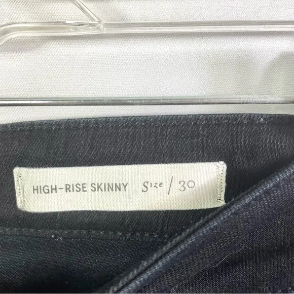 Pilcro High-Rise Skinny Jeans black