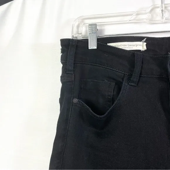 Pilcro High-Rise Skinny Jeans black