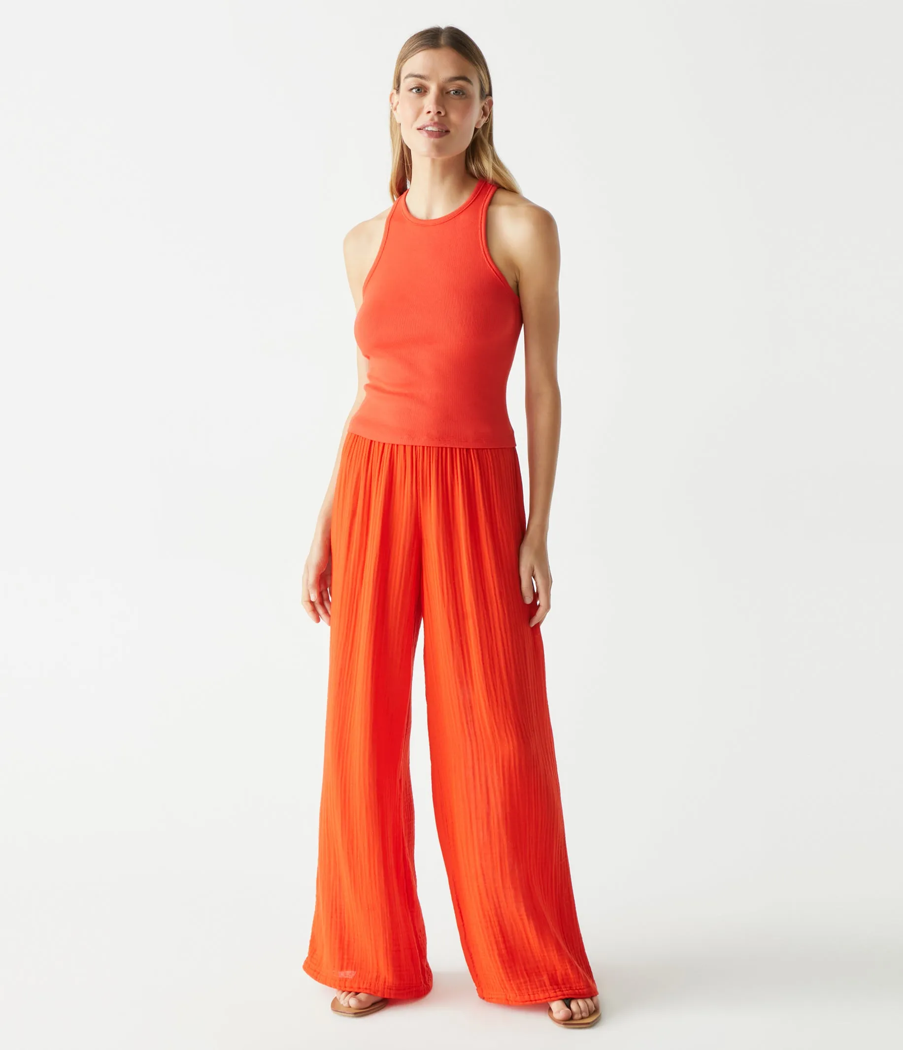 Pina Ribbed Halter Tank