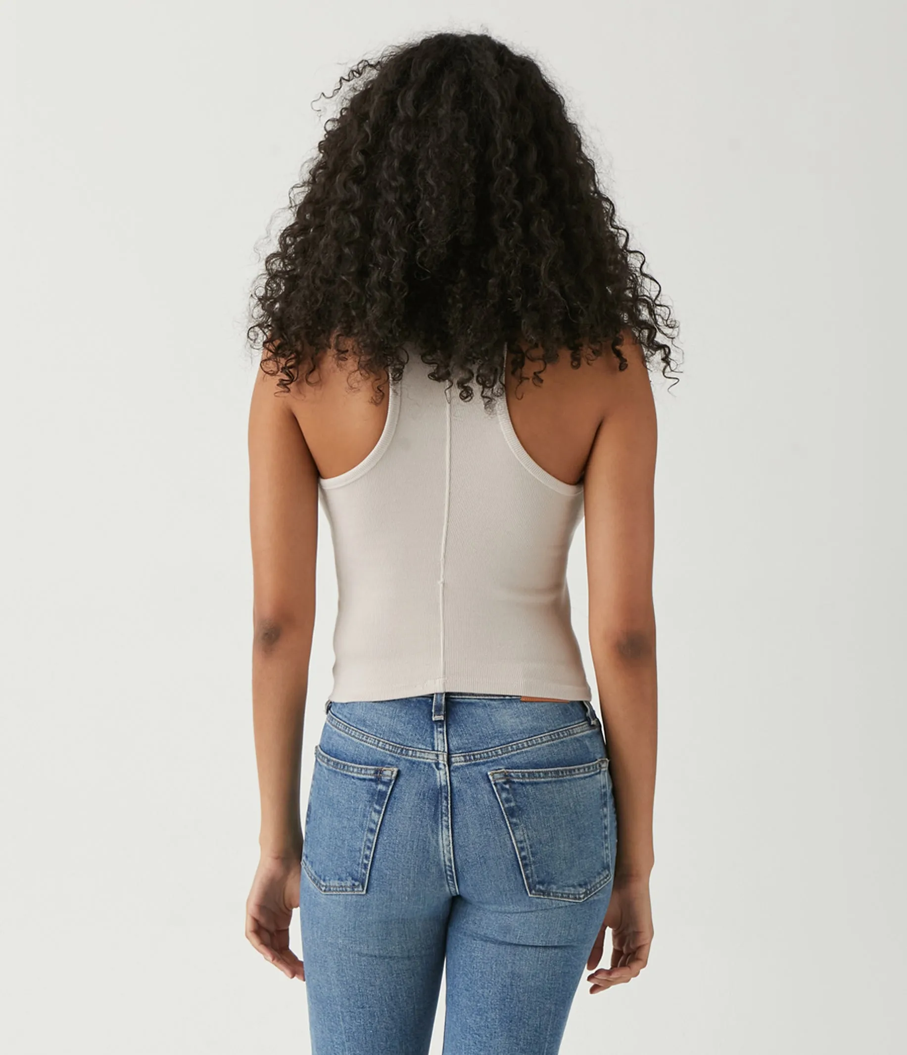 Pina Ribbed Halter Tank