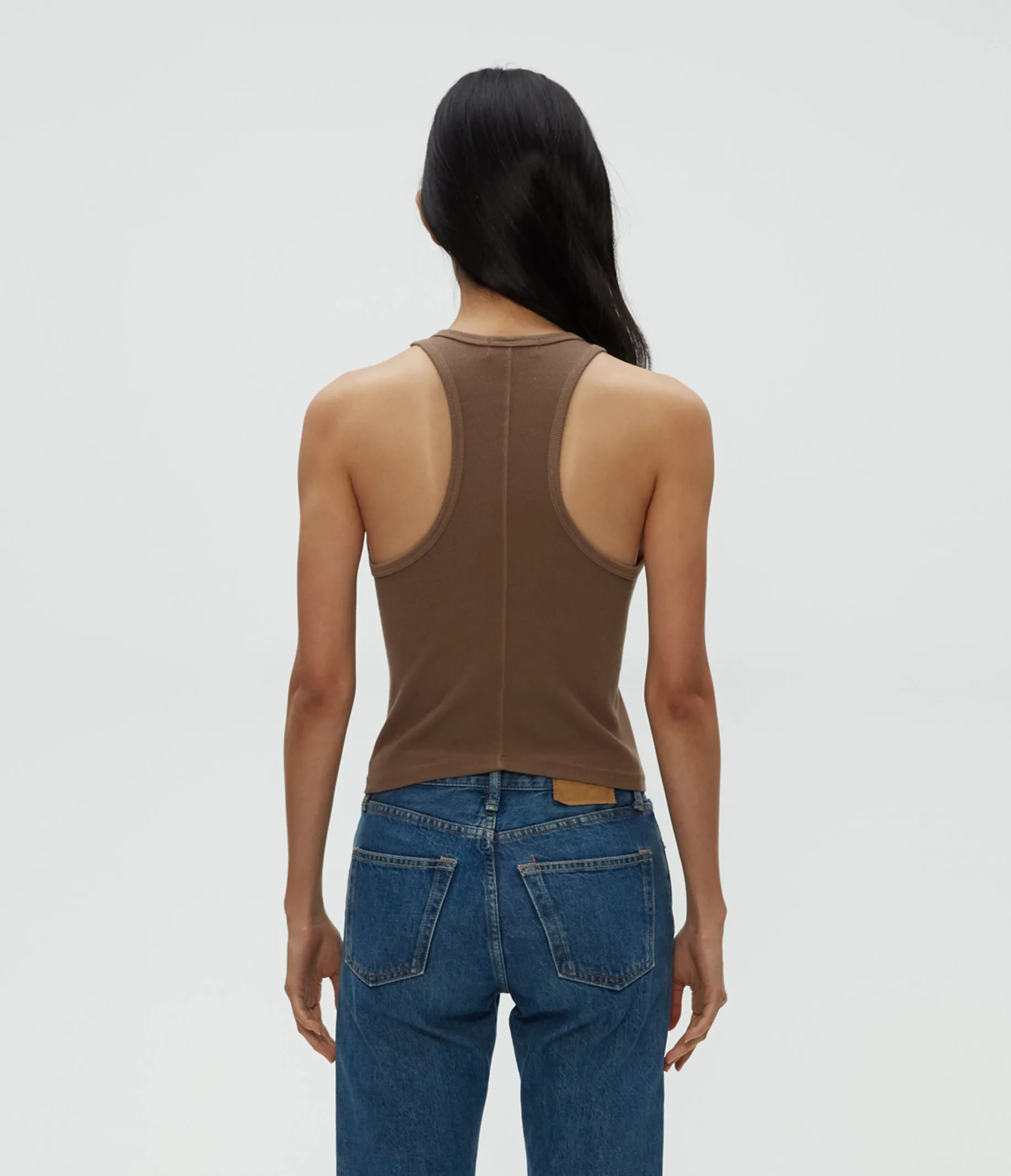 Pina Ribbed Halter Tank