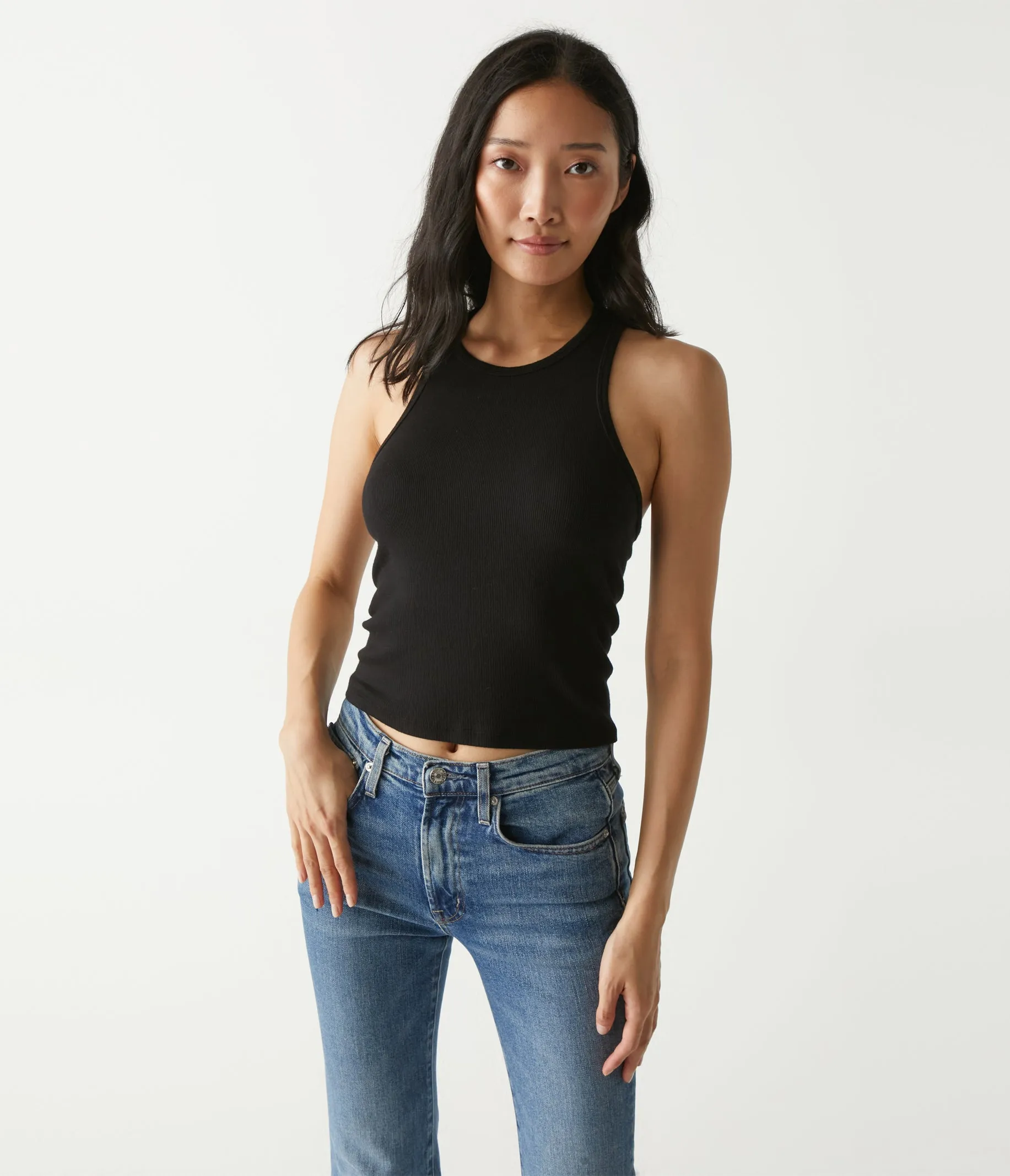 Pina Ribbed Halter Tank