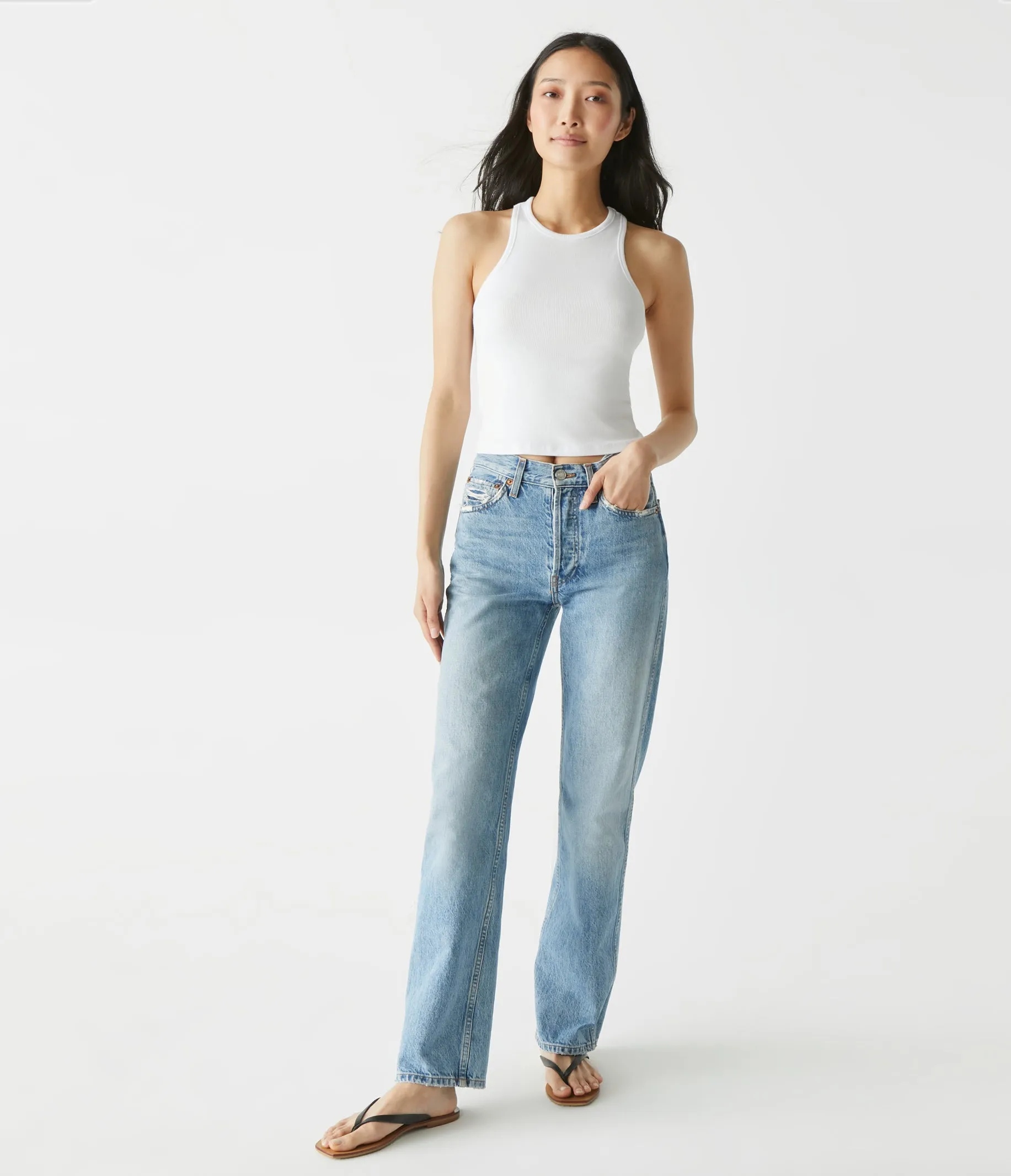 Pina Ribbed Halter Tank