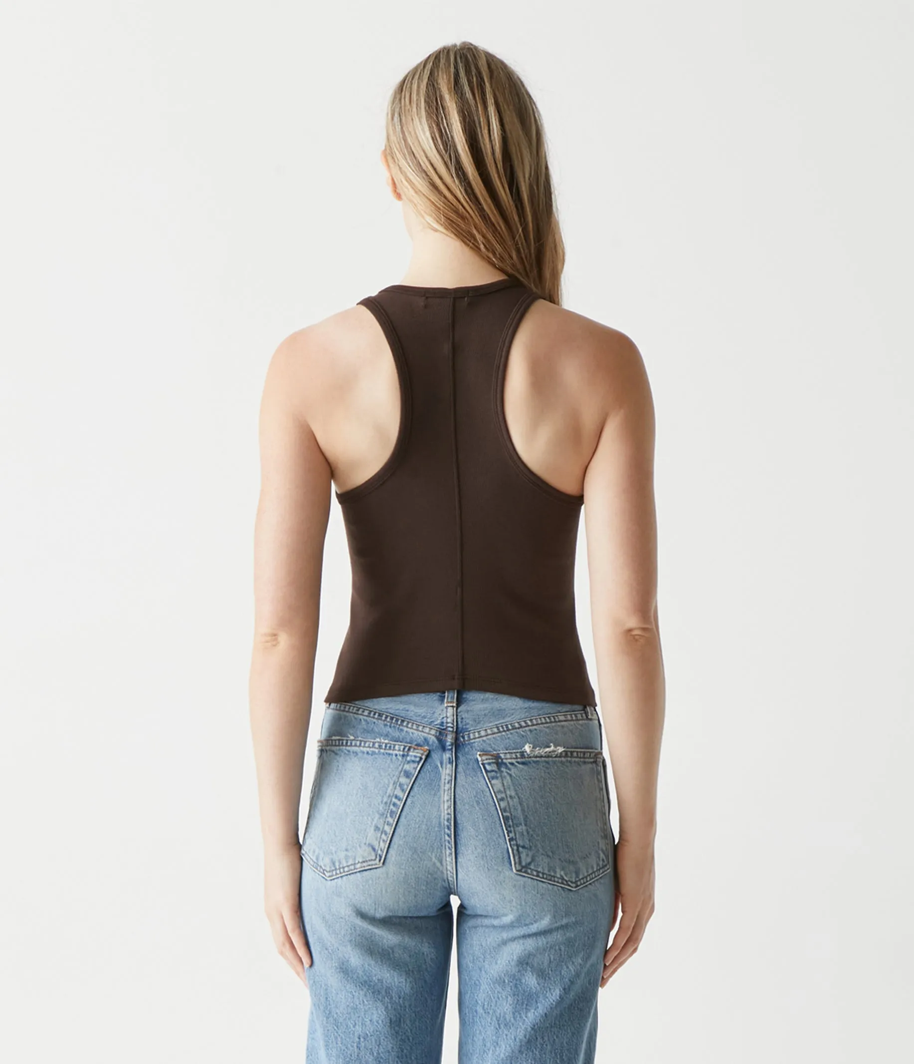 Pina Ribbed Halter Tank