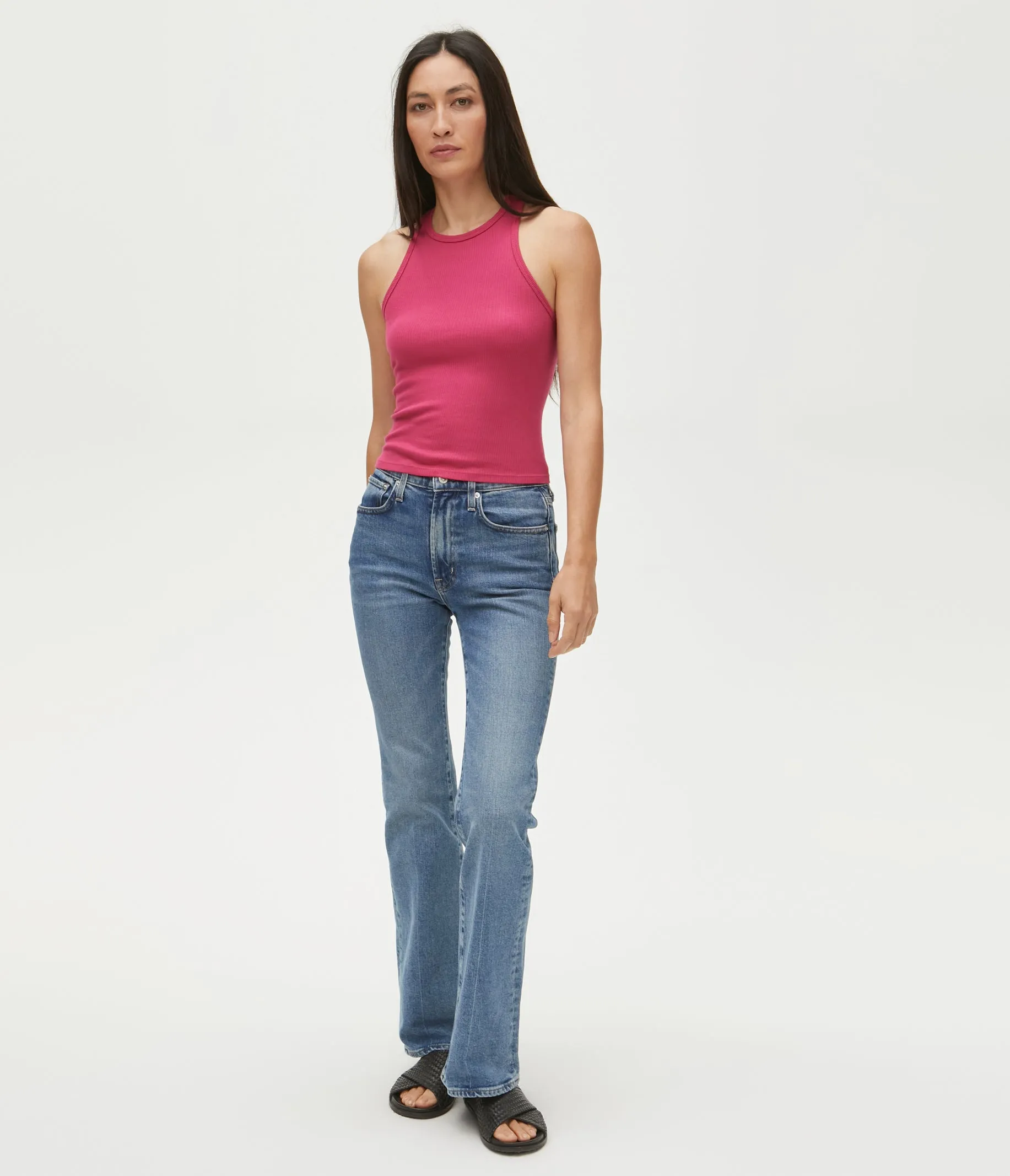 Pina Ribbed Halter Tank