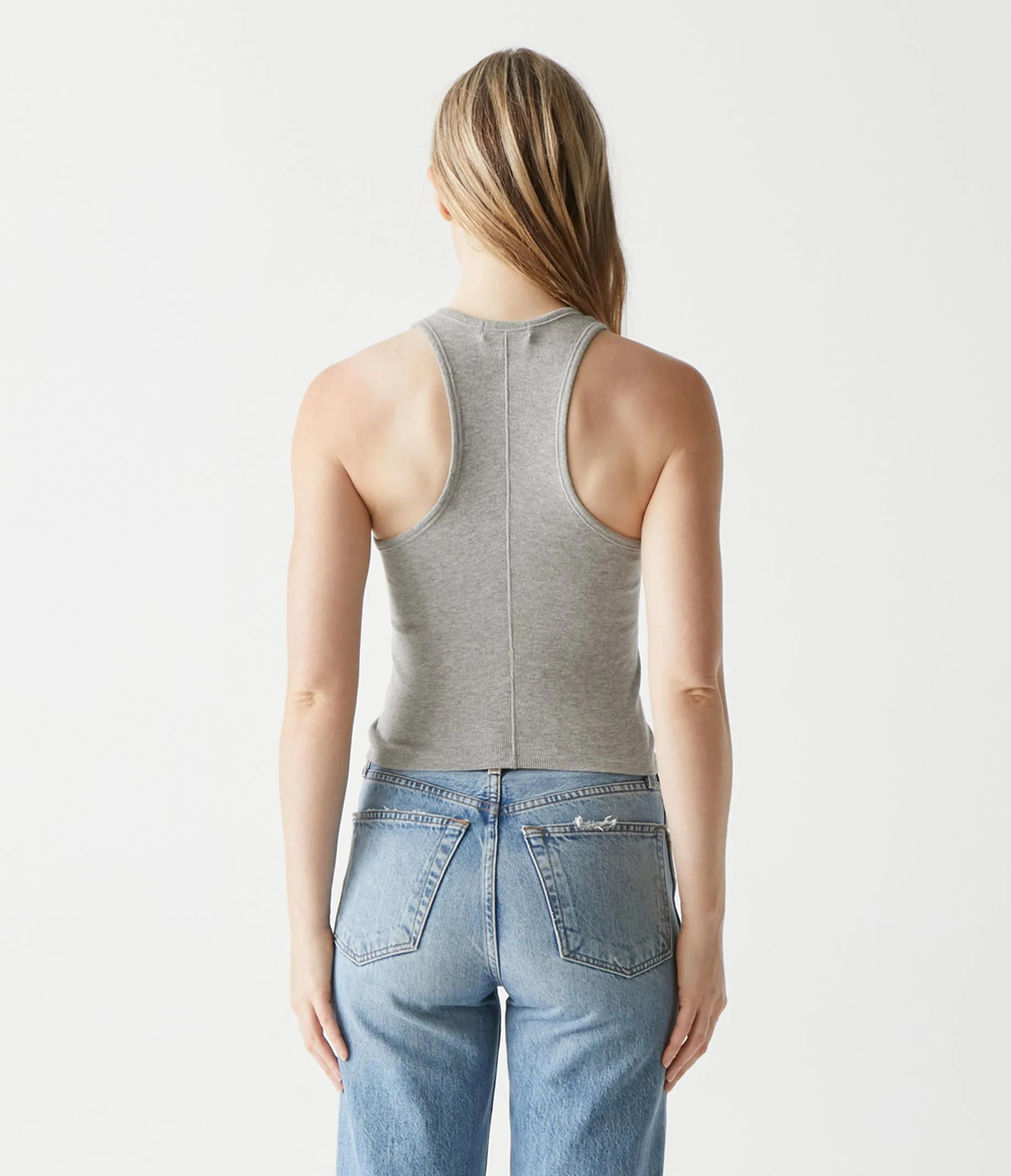 Pina Ribbed Halter Tank