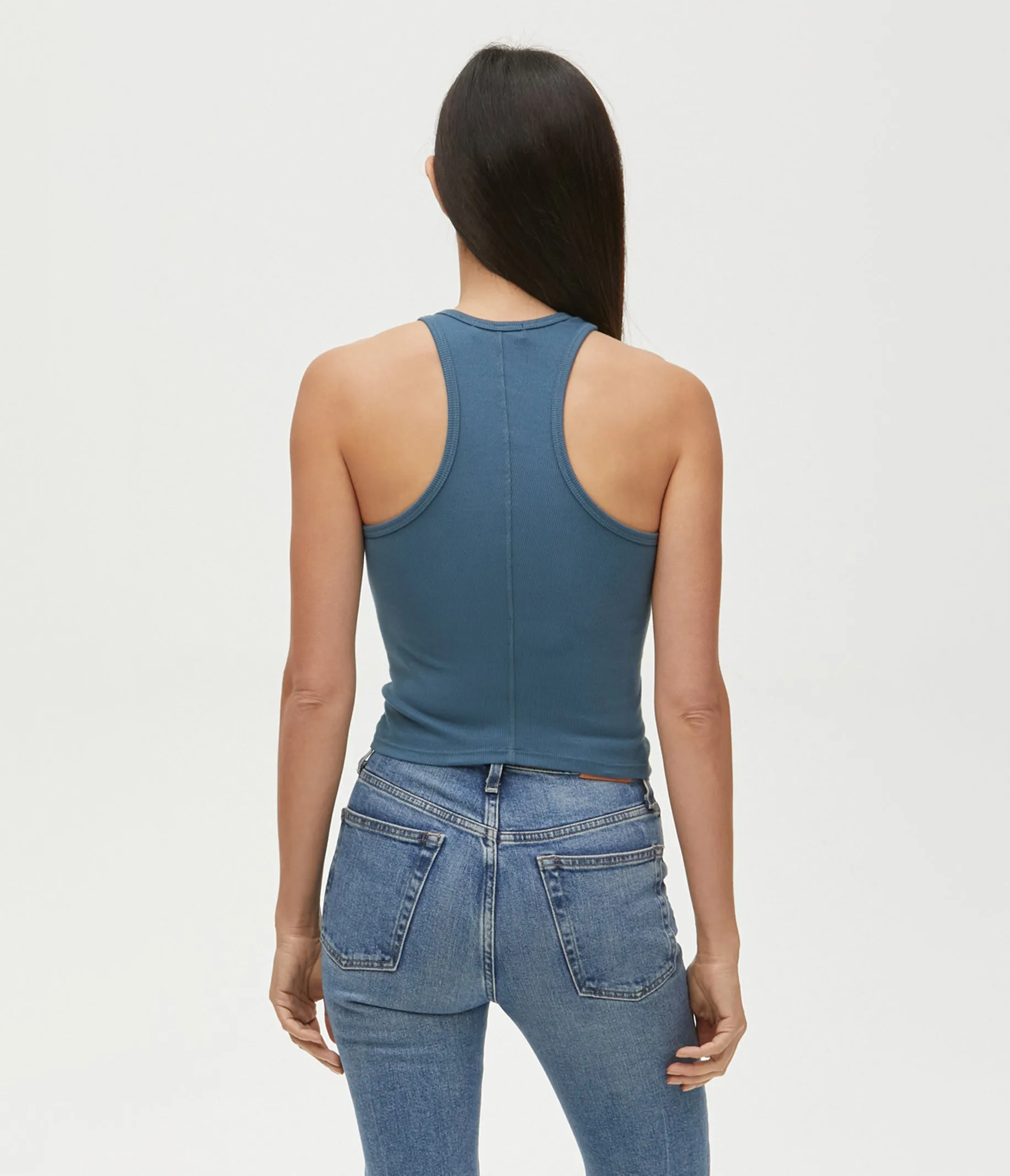 Pina Ribbed Halter Tank