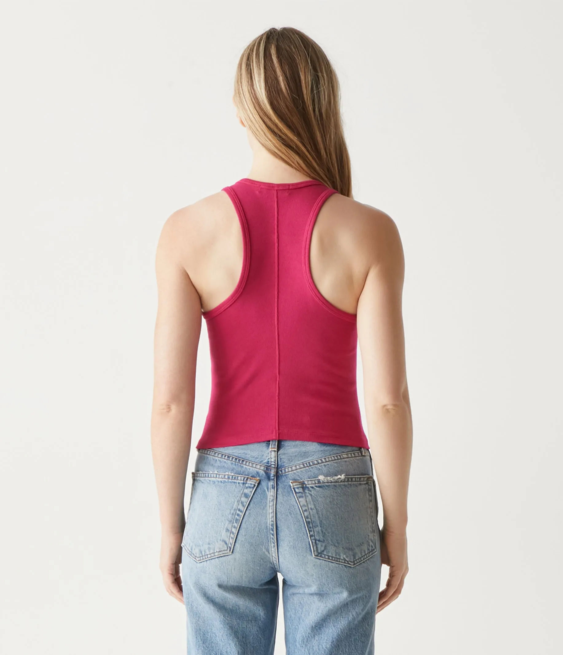 Pina Ribbed Halter Tank