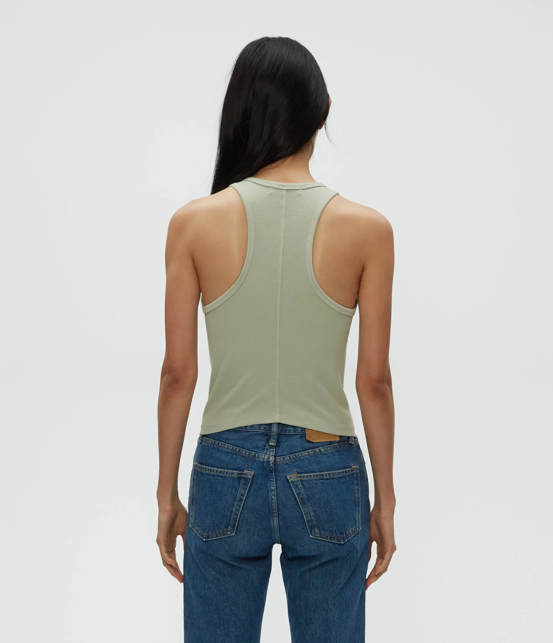 Pina Ribbed Halter Tank