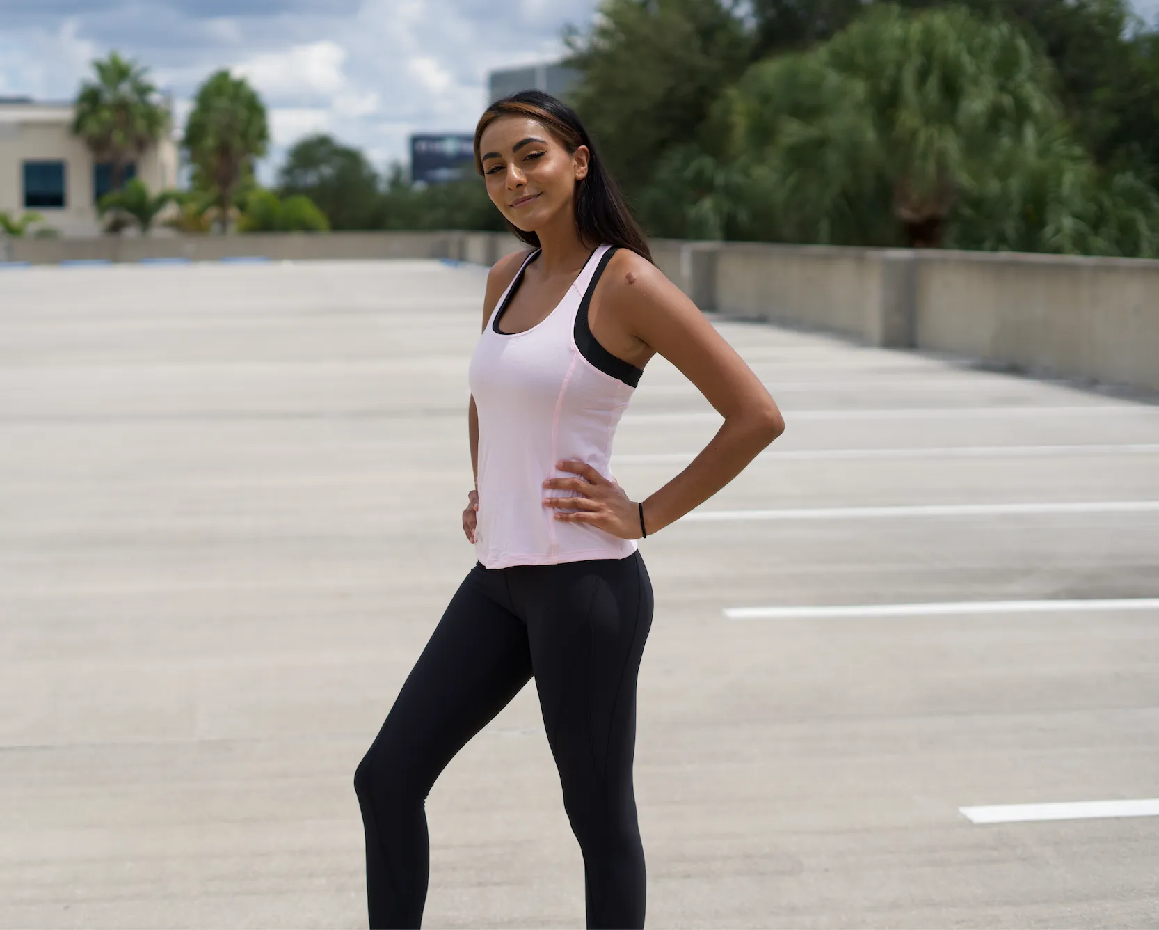 Pink Racerback Tank