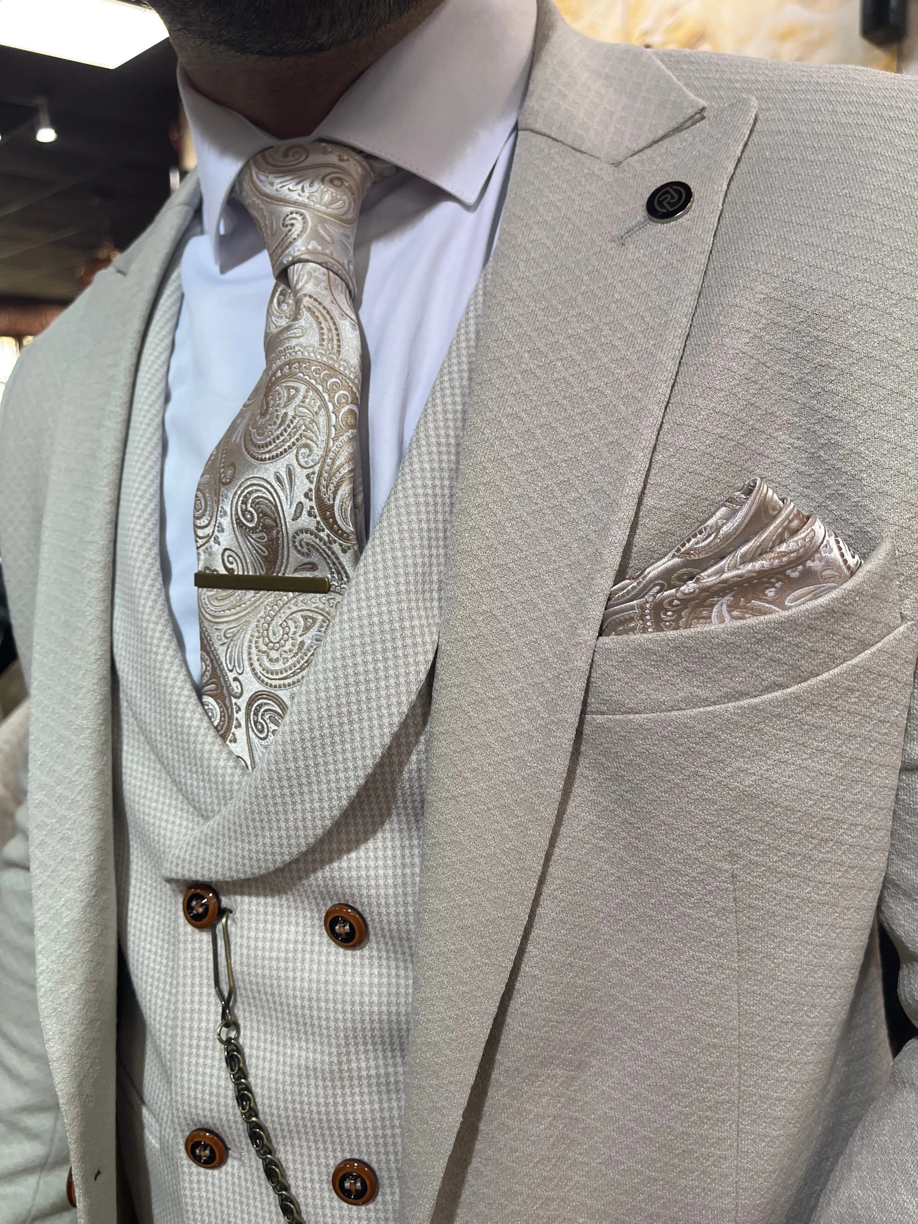Pinza - Stone 3 Piece Suit
