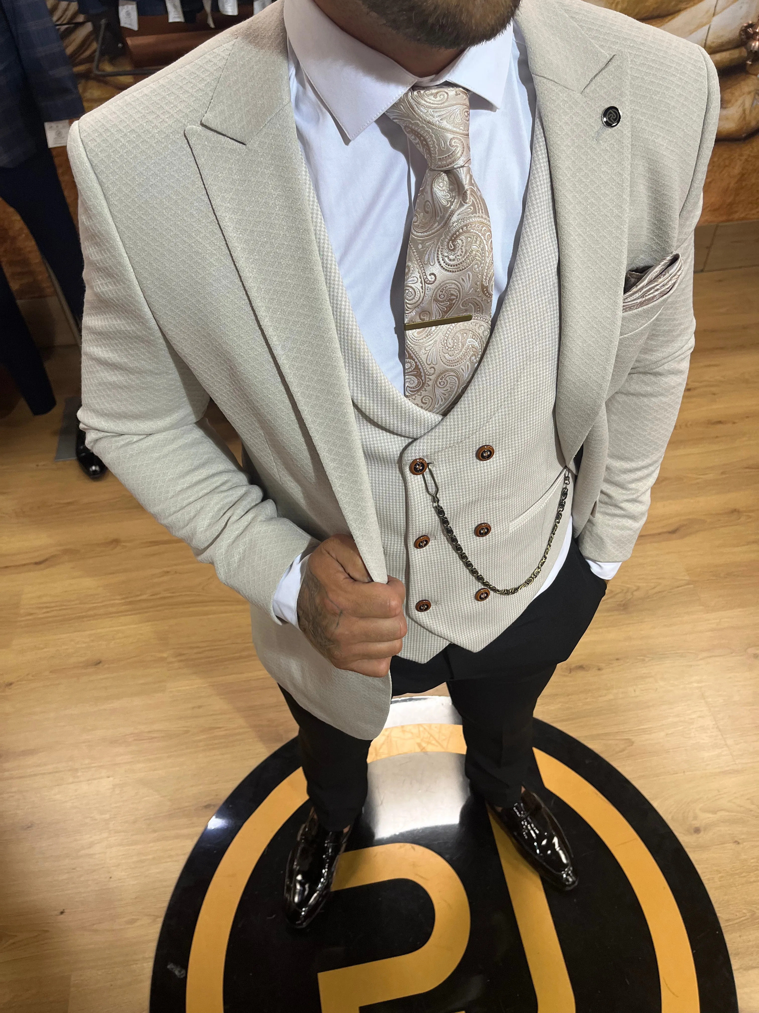 Pinza - Stone 3 Piece Suit