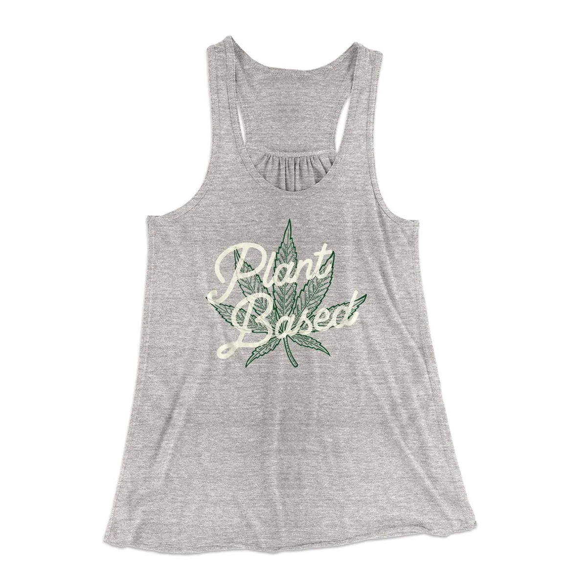 Plant Based Funny Women's Flowey Tank Top