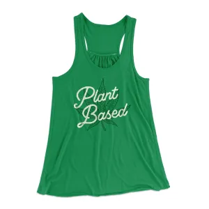 Plant Based Funny Women's Flowey Tank Top
