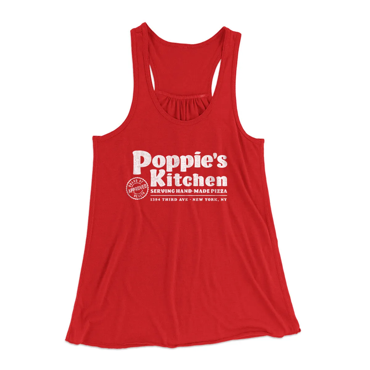 Poppies Kitchen Women's Flowey Racerback Tank Top