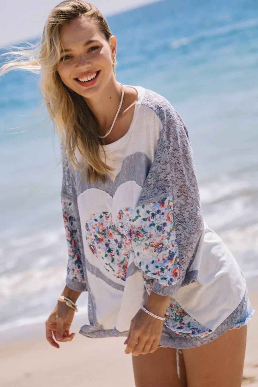 Poppy Patchwork Top