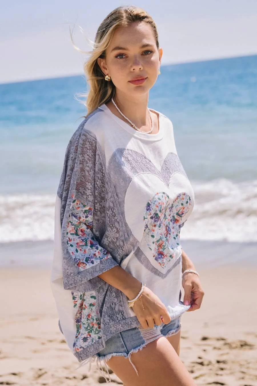 Poppy Patchwork Top
