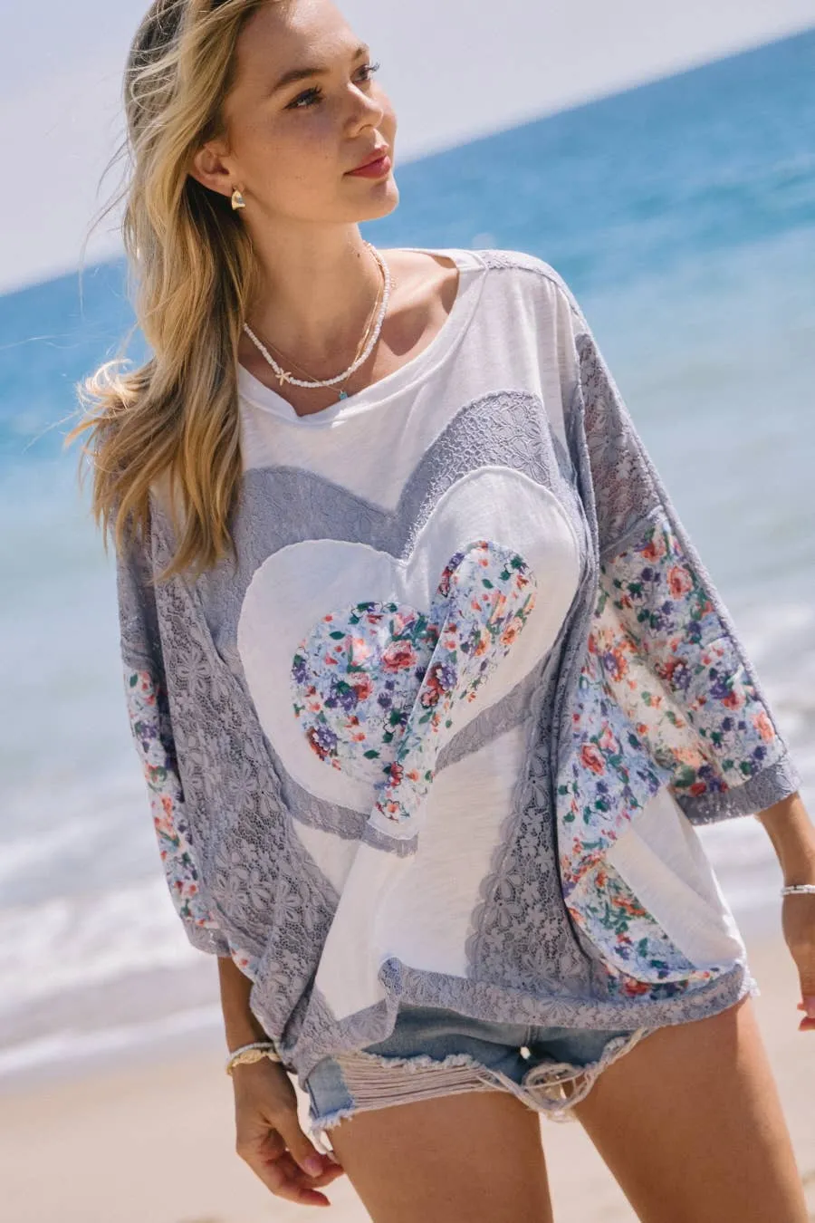 Poppy Patchwork Top