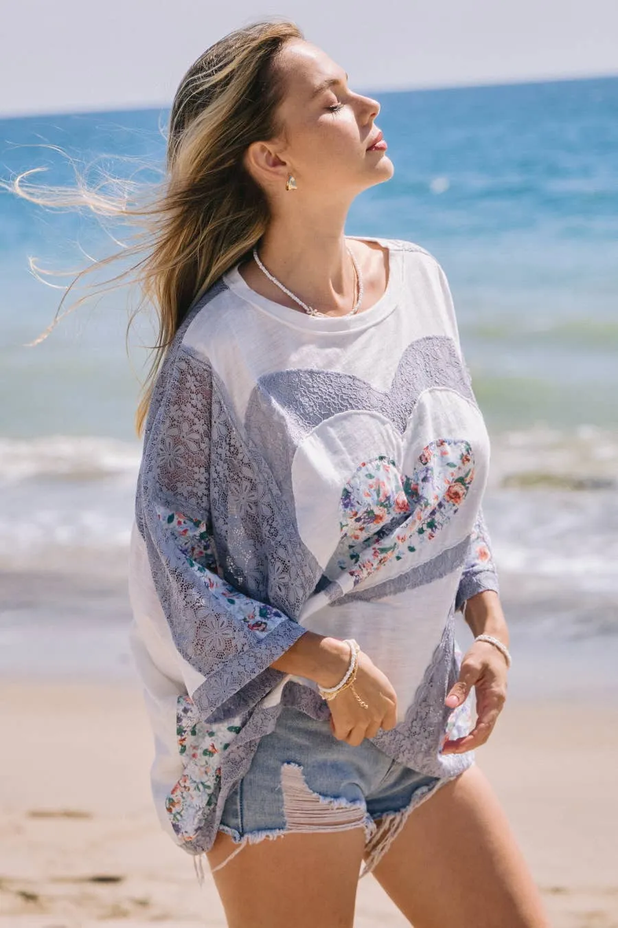 Poppy Patchwork Top