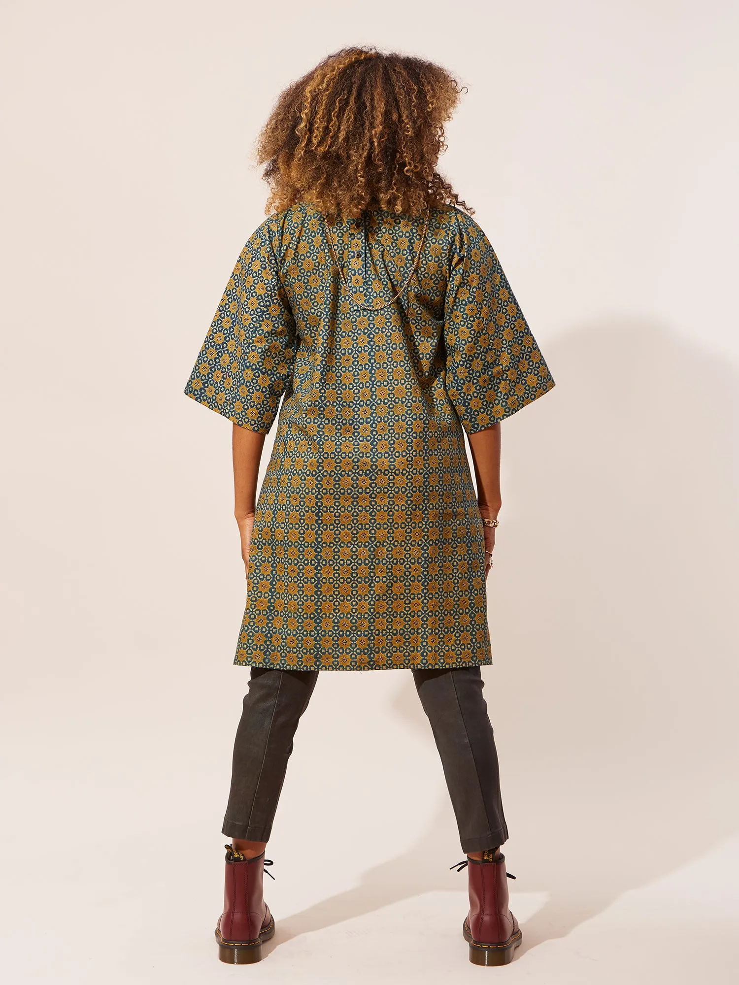 Printed Shift Dress