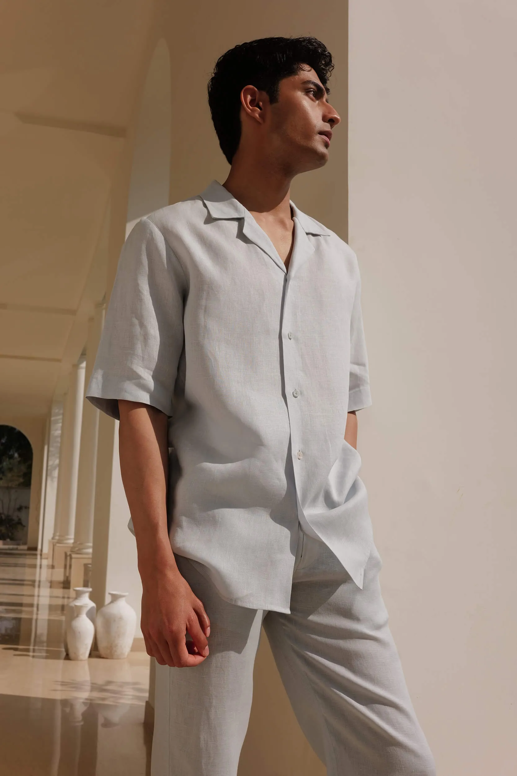 Provence Shirt - Man (SOFT BLUE)