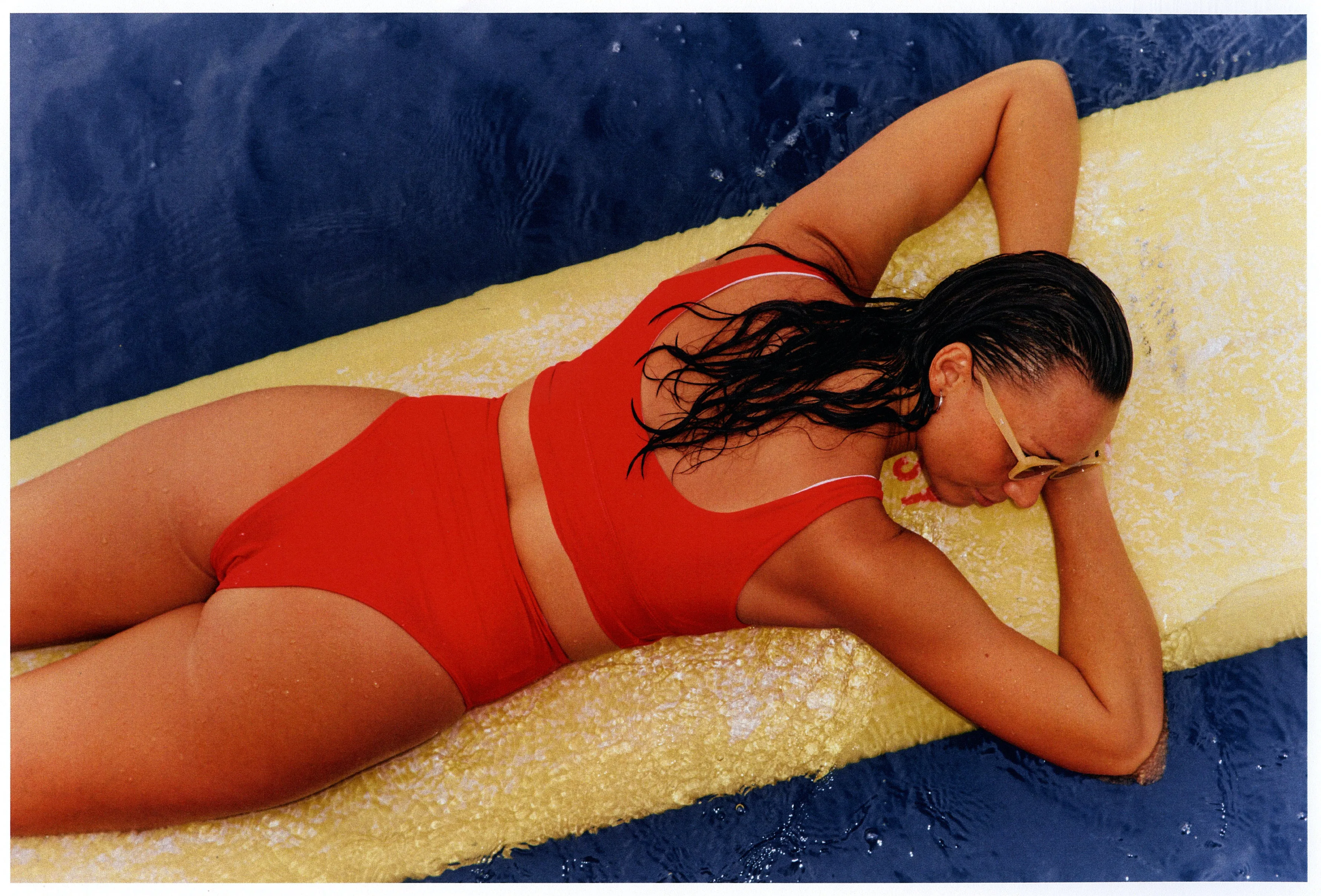 Punchy Surf Bikini Top - Red