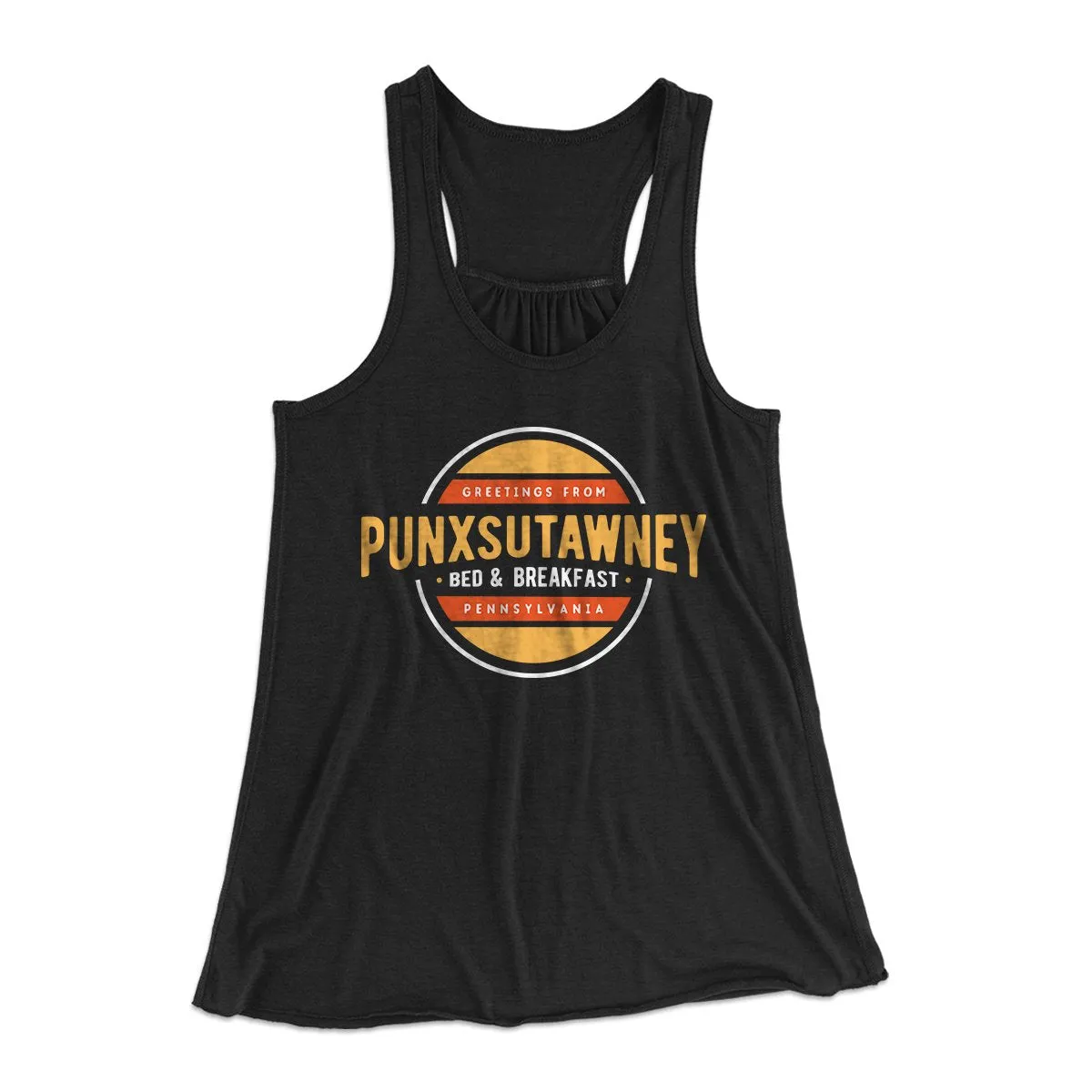 Punxsutawney Bed and Breakfast Women's Flowey Tank Top