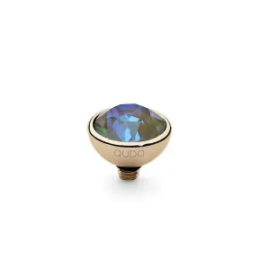 Qudo Bottone 10mm Gold Topper - Army Green Delite