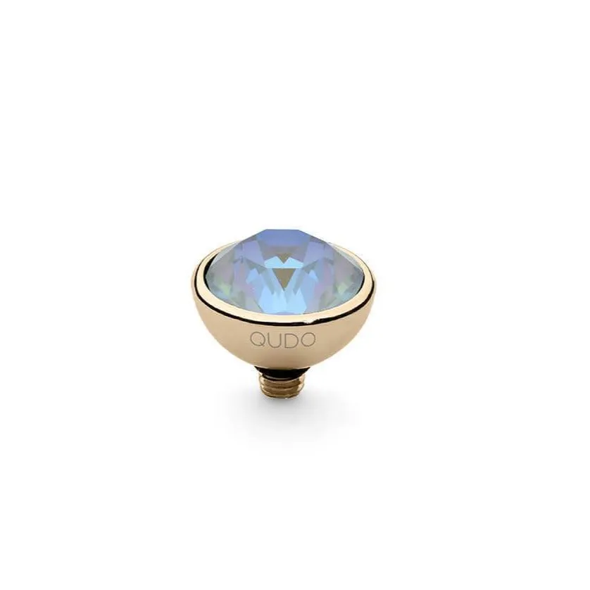 Qudo Bottone 10mm Gold Topper - Serene Gray Delite