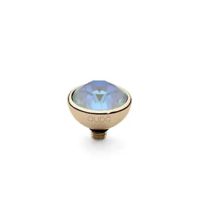 Qudo Bottone 10mm Gold Topper - Serene Gray Delite