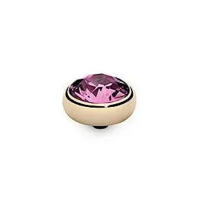 Qudo Sesto 10mm Gold Topper - Rose