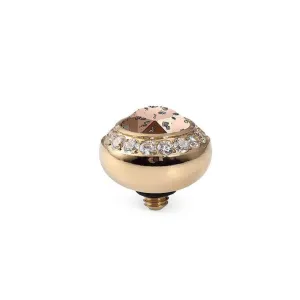Qudo Tondo Deluxe 10mm Gold Topper - Rose Patina