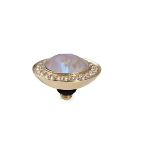 Qudo Tondo Deluxe 13mm Gold Topper - Dusty Pink Delite