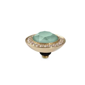 Qudo Tondo Deluxe 13mm Gold Topper - Mint Green