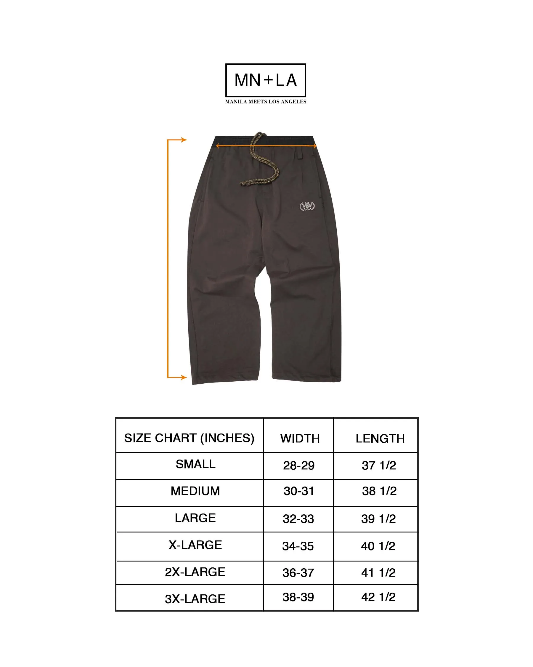 "THORN M'$" PHAT PANTS IN CHARCOAL GREY