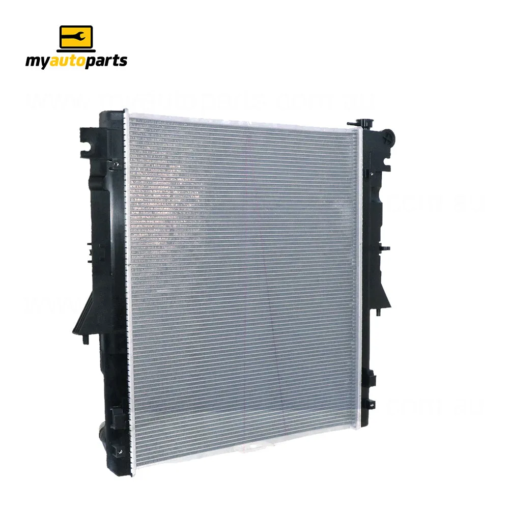 Radiator 35 / 35 mm Plastic Aluminium 525 x 635 x 16 mm Manual 5.8 mm Fin 2.4 L 4N15 Aftermarket suits Mitsubishi Triton MQ