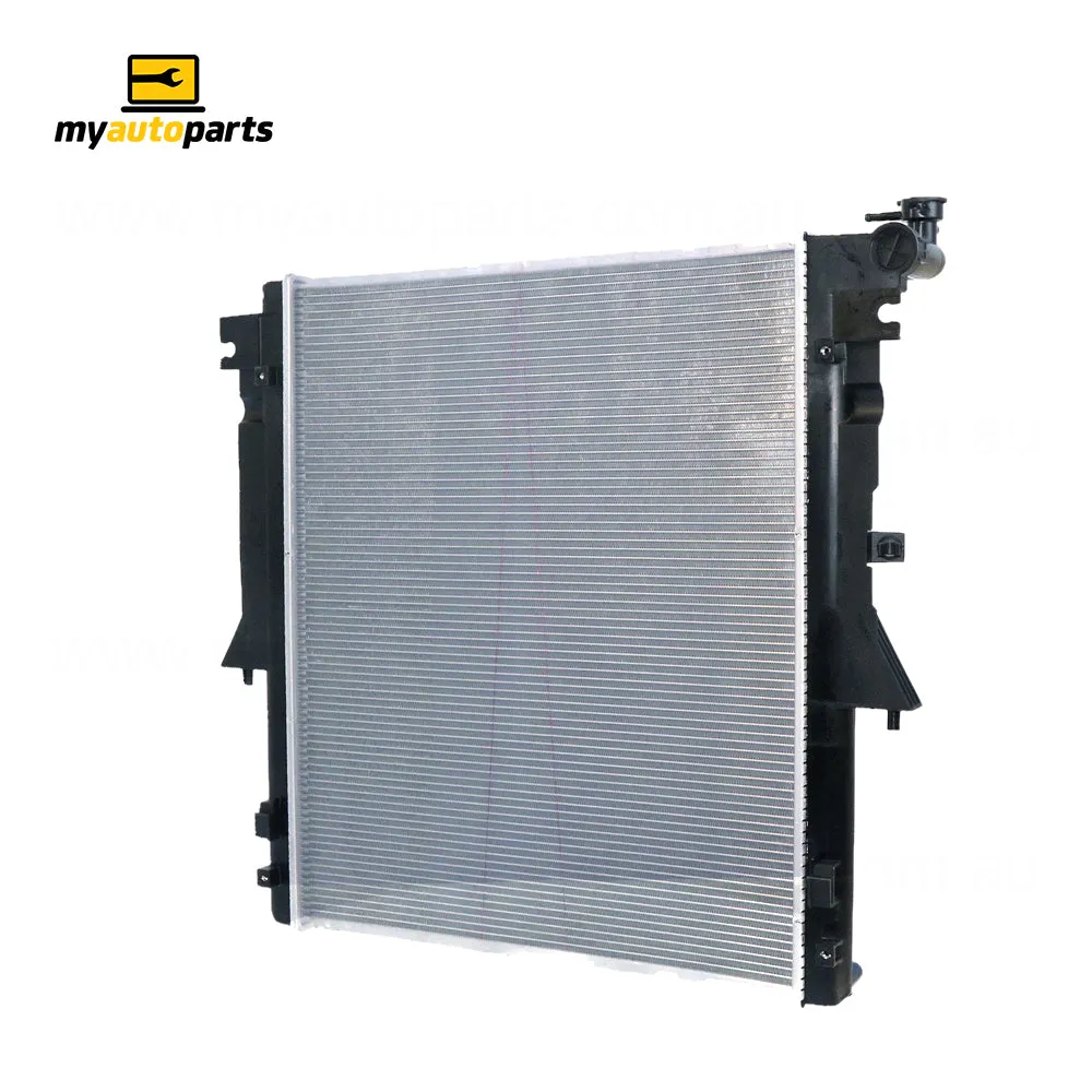 Radiator 35 / 35 mm Plastic Aluminium 525 x 635 x 16 mm Manual 5.8 mm Fin 2.4 L 4N15 Aftermarket suits Mitsubishi Triton MQ