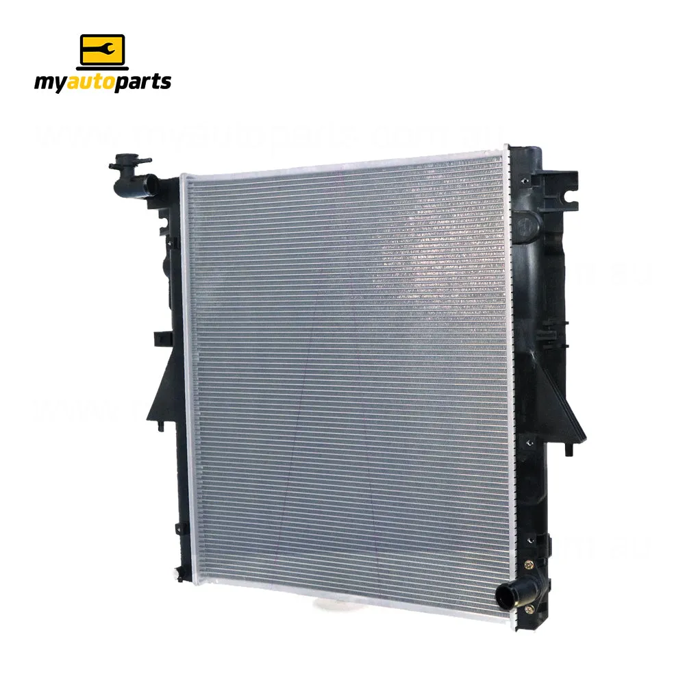 Radiator 35 / 35 mm Plastic Aluminium 525 x 635 x 16 mm Manual 5.8 mm Fin 2.4 L 4N15 Aftermarket suits Mitsubishi Triton MQ